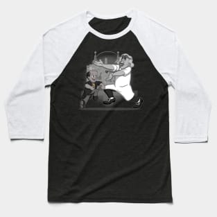 Daddy im Fire Baseball T-Shirt